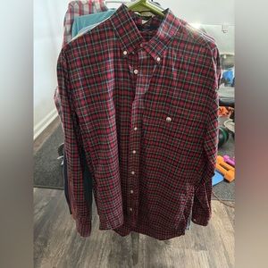 Men’s long sleeve dress button up shirt